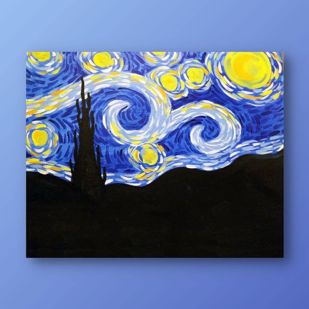 16x20 original starry night rendition made by me! popular